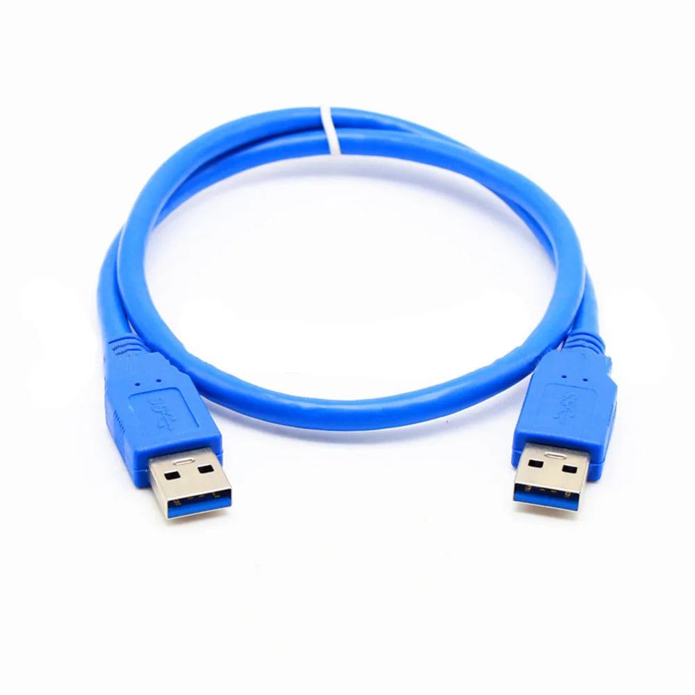USB3. 0 Male To Male Copper Core Data Cable 5Gbps Fast Transmission High-speed Mobile Hard Disk Radiator Set-top Box Data Cable Zpaxo
