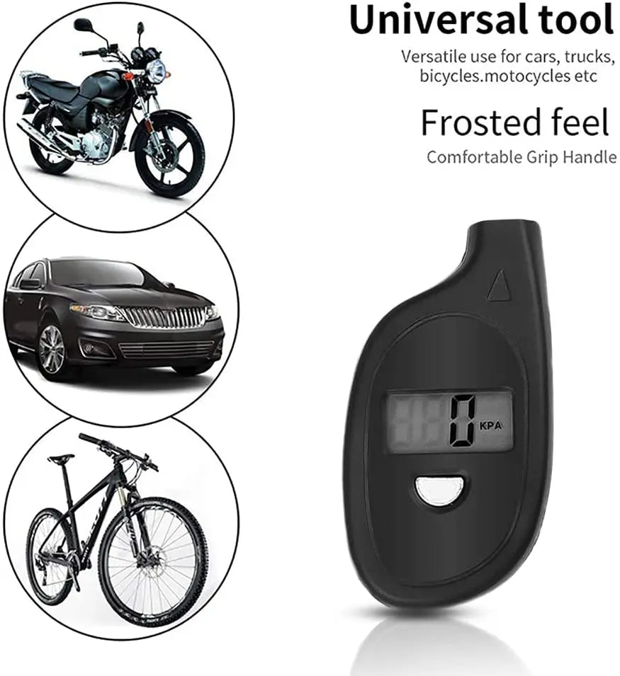 Mini Digital Lcd Display Tire Gauge Car Keychain Air Pressure Tester