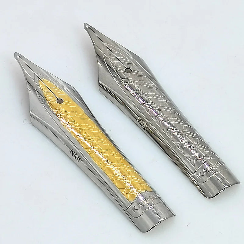 2PCS KAIGELU 316 NIB Daming Pointed NFM 35 MM Refined Grinding Long Dao Research Of 356, 100, General Practice Calligraphy Pen Zpaxo 2 Nib NFM