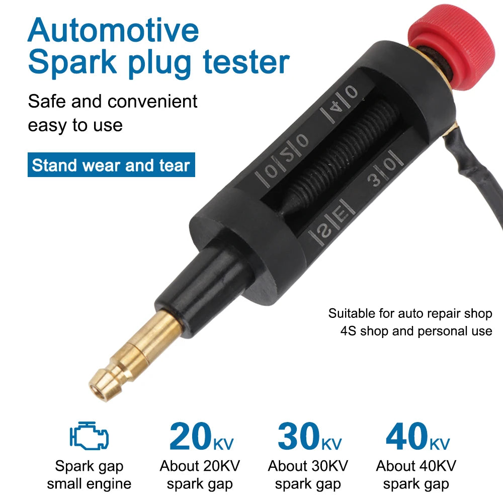 In Line Car Circuit Diagnostic Coil Engine Ignition System Spark Plug Tester Autos Adjustable Ignition Coil Tester Zpaxo