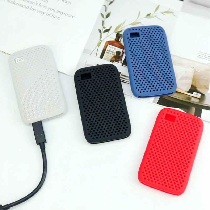 Soft Silicone Cover Protect Sleeve Skin PSSD Case WD My Passport Zpaxo