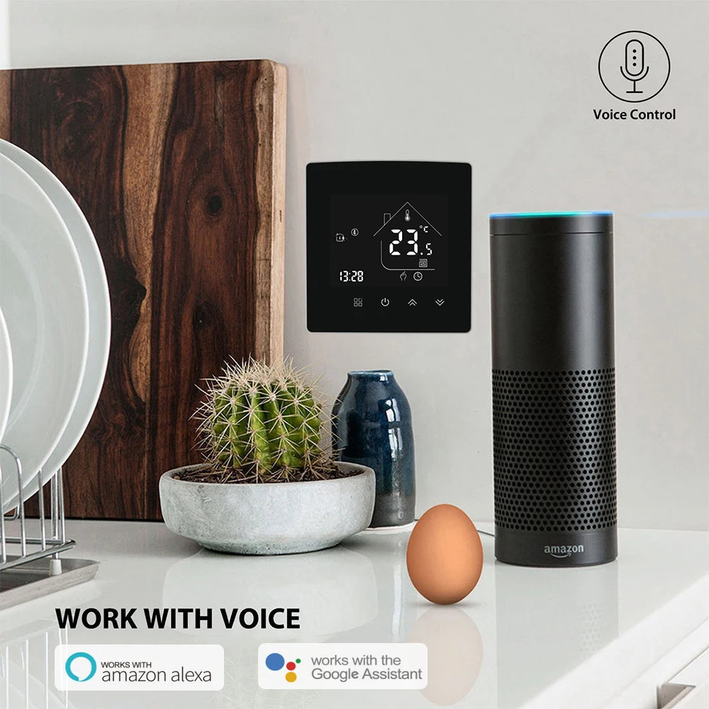 ZigBee 3.0 Thermostat Temperature Controller Water/Electric Floor Heating Gas Boiler GA/GB/GC Smart Life Tuya Alexa Google Home Zpaxo