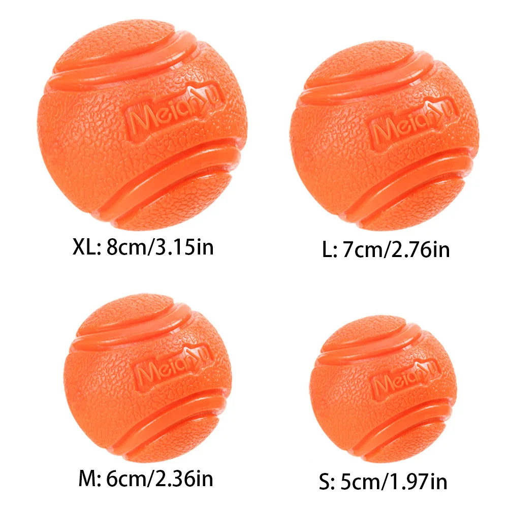 Pet Dog Toys Ball Bouncy Rubber Solid Resistance Chew Outdoor Zpaxo