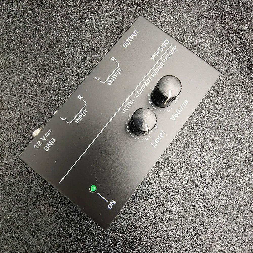 Ultra-compact PP500 Phono Preamplifier Preamp with Bass Treble Balance Volume Adjustment Pre-amp Turntable Preamplificador Zpaxo