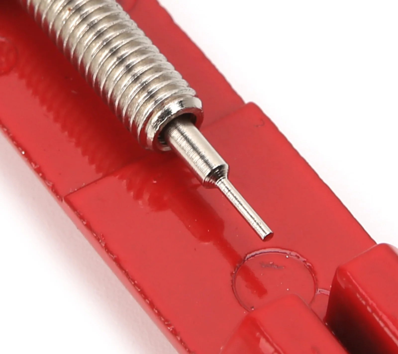 Red Metal Adjuster Watch Band Strap Bracelet Link Pins Remover Repair