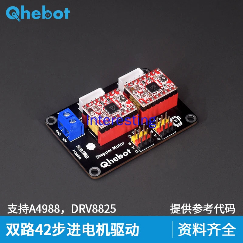 Dual 42 Stepper Motor Driver Expansion Board 3D Printing A4988/8825 Driver Zpaxo