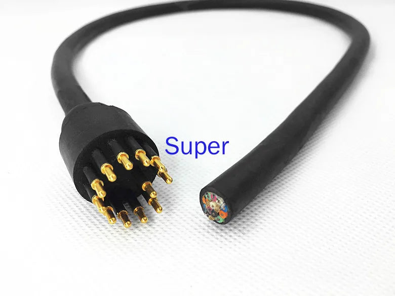 Micro 12-pin Watertight Connector Male and Female Plug Socket MCIL12F Underwater Pressure-resistant Connector Same as SUBCONN Zpaxo