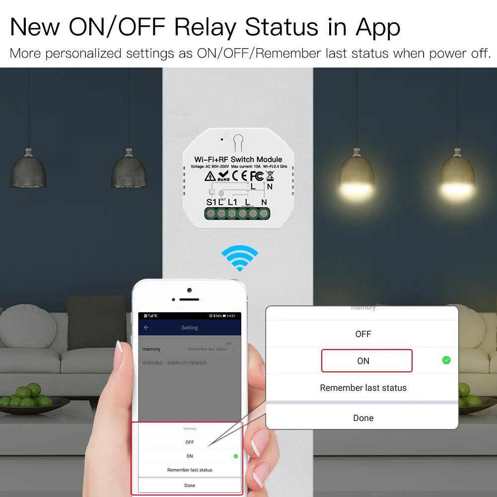 Light Switch Module Wifi Zigbee 3.0 RF 433 Mhz Relay Automation Wireless Remote Control Smart Life Tuya Alexa Google Home Mose Zpaxo