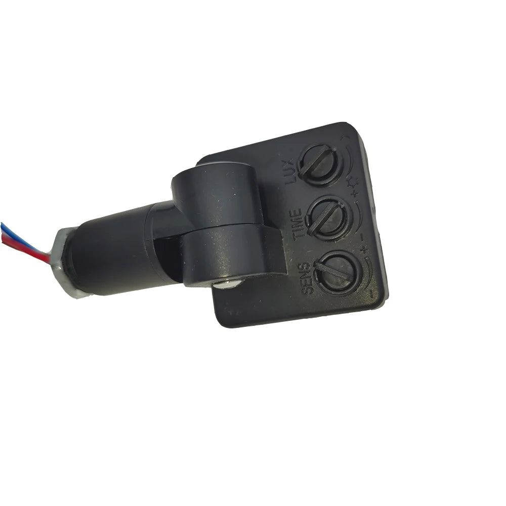 PIR Motion Sensor Outdoor Indoor Infrared Light Switch With LED Light Sensitive AC 85-265V IP65 Time Delay For Home Lighting Zpaxo