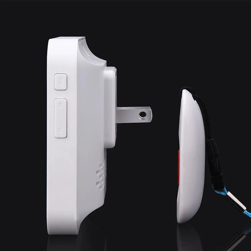 Smart Home Wireless Pager Doorbell Old man Patient Emergency Alarm 150m Remote Call Bell SOS Button US EU UK AU Plug Receiver Zpaxo