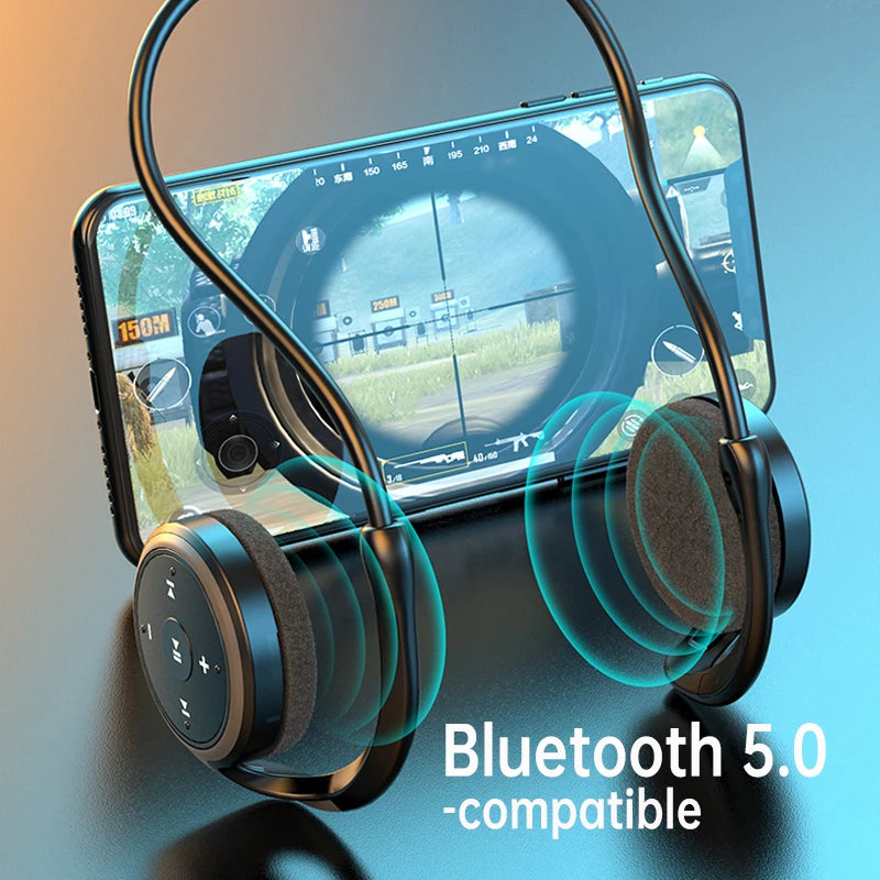 Wireless Headphones Bluetooth MP3 Player Headsets FM Radio On-ear