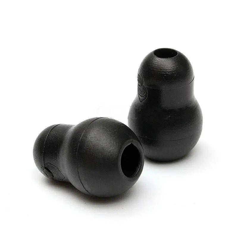 Lot Soft Silicone Black Gray Ear Tips Replacement Earplug Earpieces