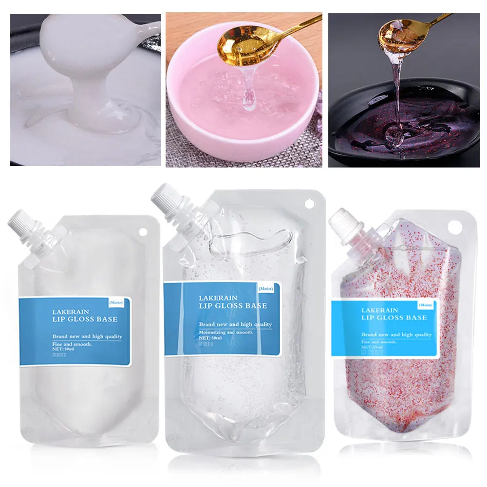 25ml Moisturing/Matte Lip Gloss Base for Lipgloss Diy Liquid Lipstick Handmade Vegan Base Oil with Glitter Shiny Lips Glitters Zpaxo