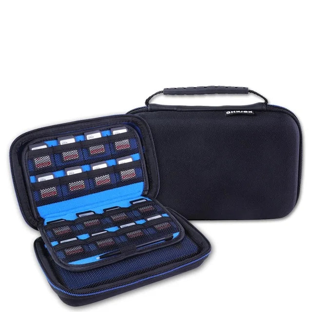 Power Bank Hard Drive Disk Storage Carrying Case Bag Nintendo Zpaxo Black Blue