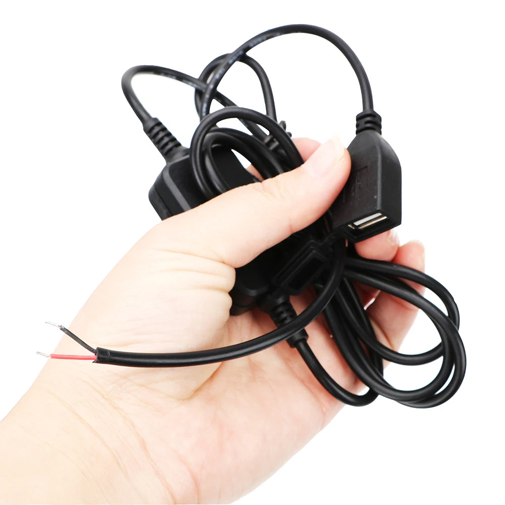 Motorcycle USB Socket Power Supply Socket for Phone GPS Motorbike Handlebar Charger USB Converter DC 5V 2A Adapter USB Port Zpaxo