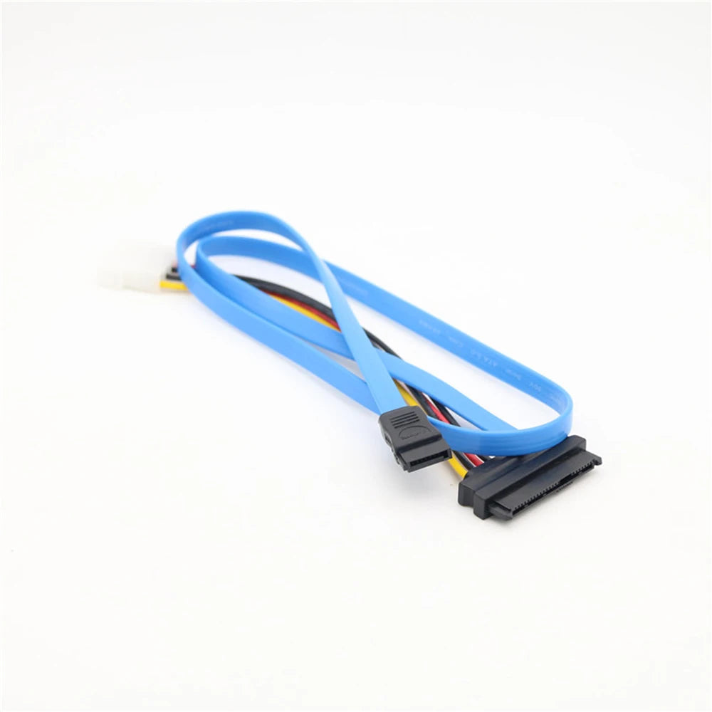 ATA To SAS 7 Pin SATA 29 Pin & 4 Pin Cable Male Connector Adapter Converter For Hard Disk Drive Power Cable Adapter Zpaxo Default Title