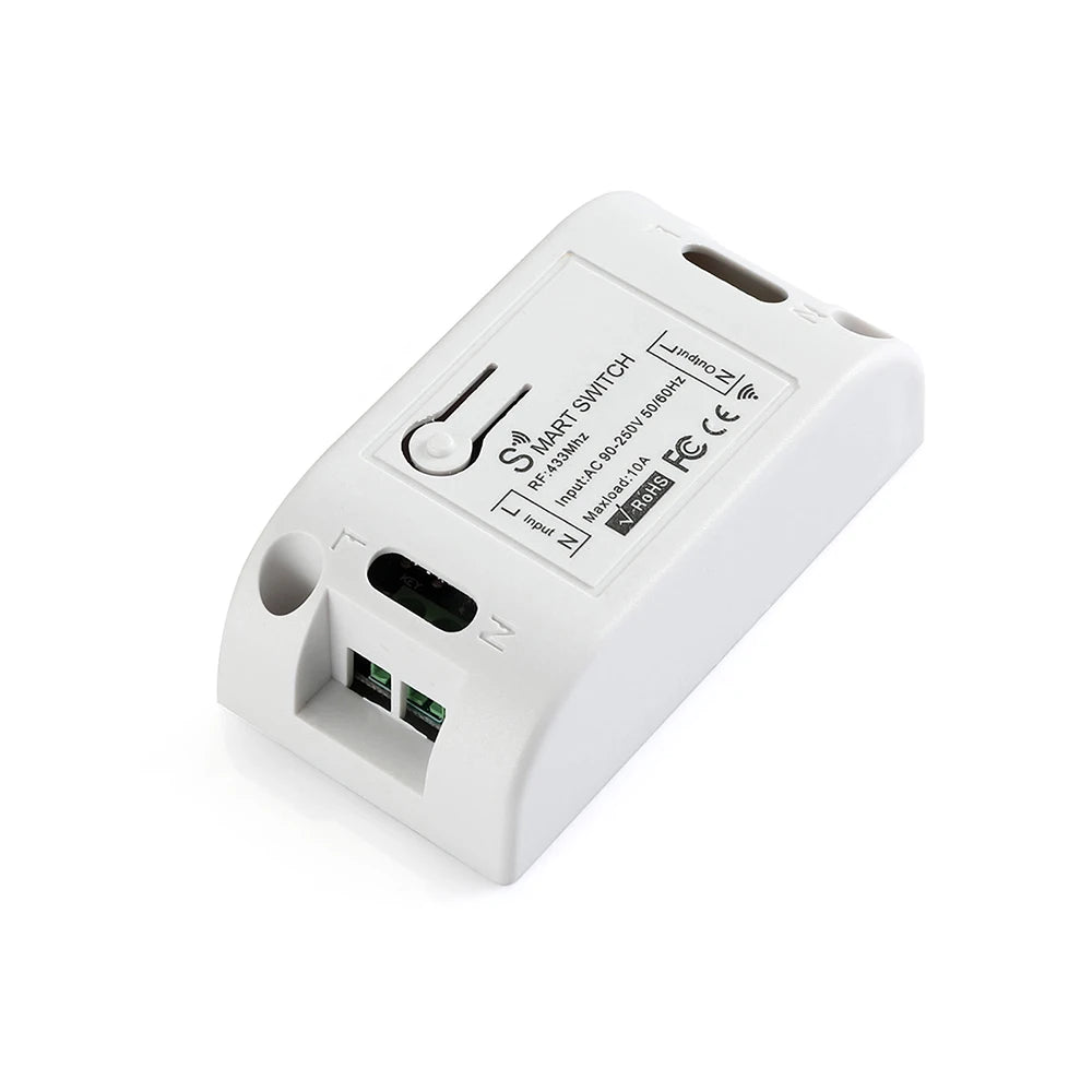 1/2/3Gang Smart Wireless Switch RF 433 Mhz 86 Portable White/Gray Home Wall Panel Buttons Remote Control Light Module Receiver Zpaxo RF433 Receiver China Mainland