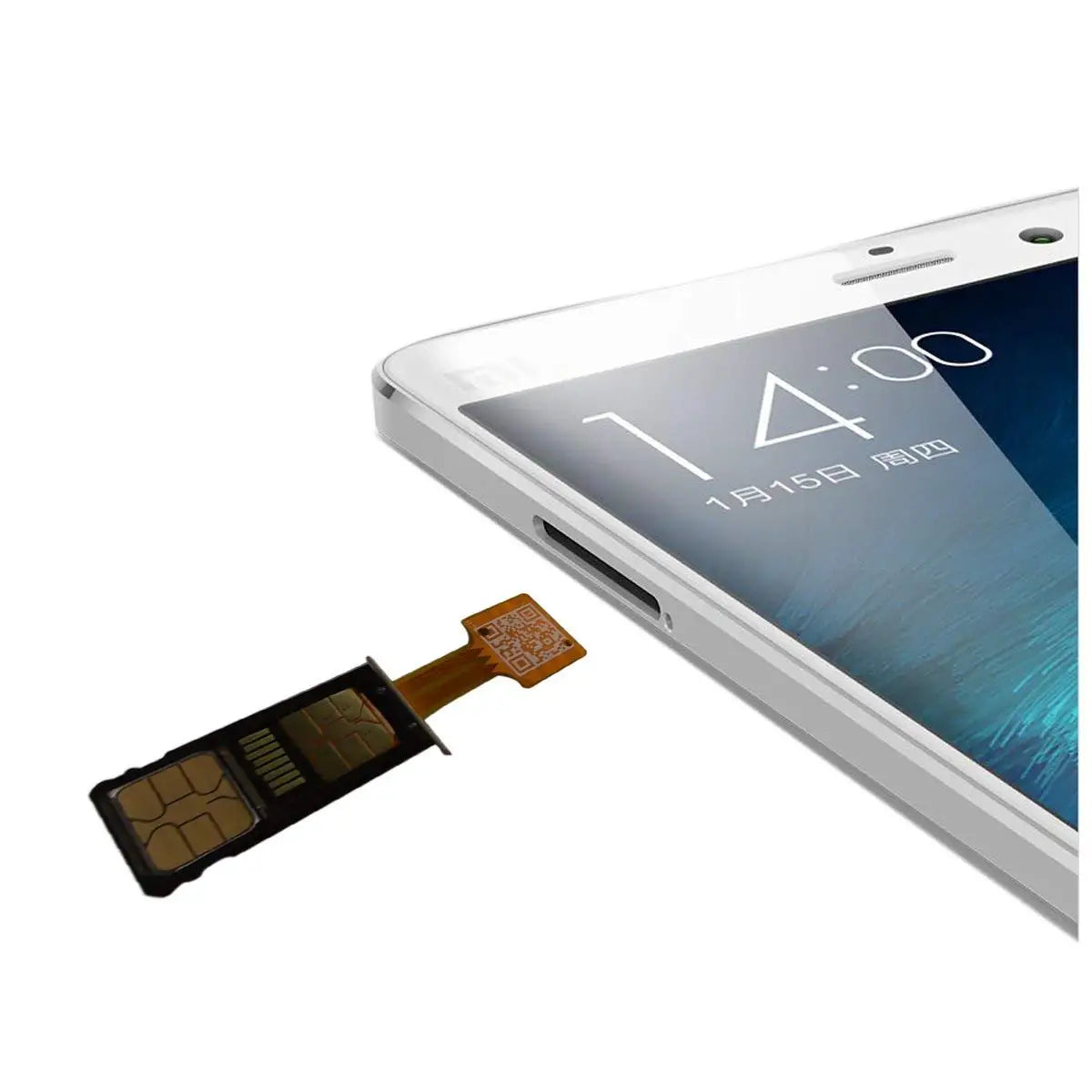Hybrid Double Dual SIM Card Micro SD Adapter Android Phone Extender