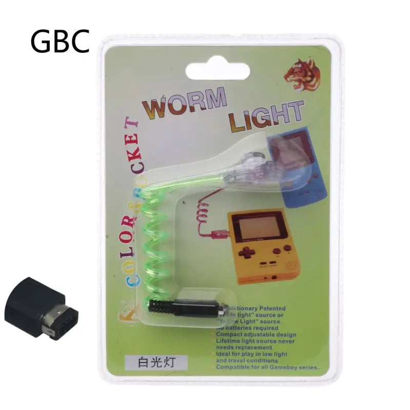 Flexible Worm Light Illumination LED Lamps Nintend Gameboy GBA GBC Zpaxo GBC