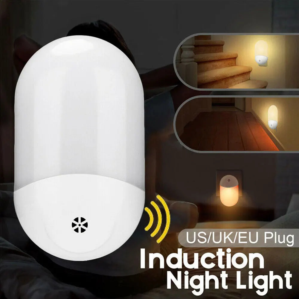 LED Plug-in Night Light Dimmer Baby Nursing Eye Sleep Bedroom Plug Zpaxo