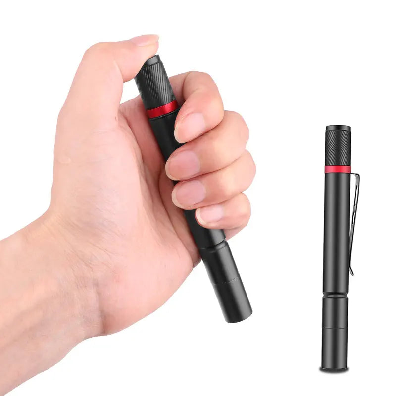 POCKETMAN Mini LED Pen Light Keychain Torch – AAA Flashlight