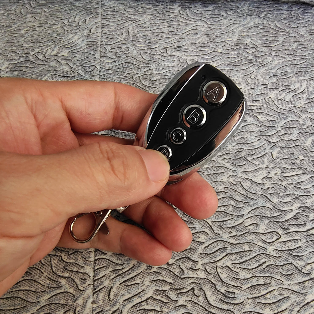 Auto Remote Control 433.92 MHz ABCD Gate Copy Remote Controller DC 12V Wireless Duplicator Adjustable Frequency Zpaxo