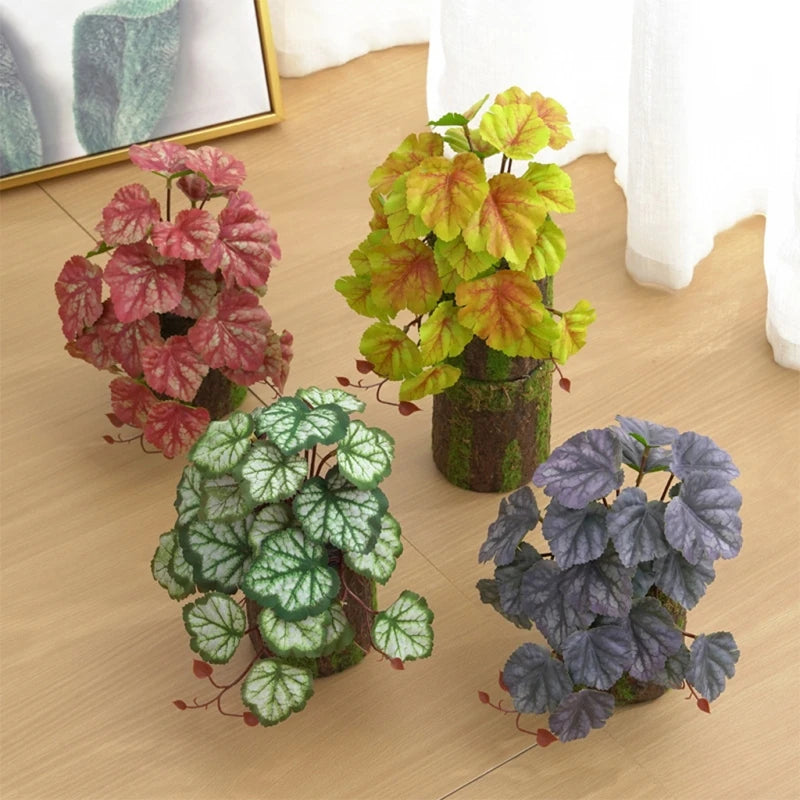 Artificial Reptile Terrarium Plants Realistic Tropical Leaves Tank Plant for Bearded Dragons Tortoises Tree Frogs 10 Styles Zpaxo