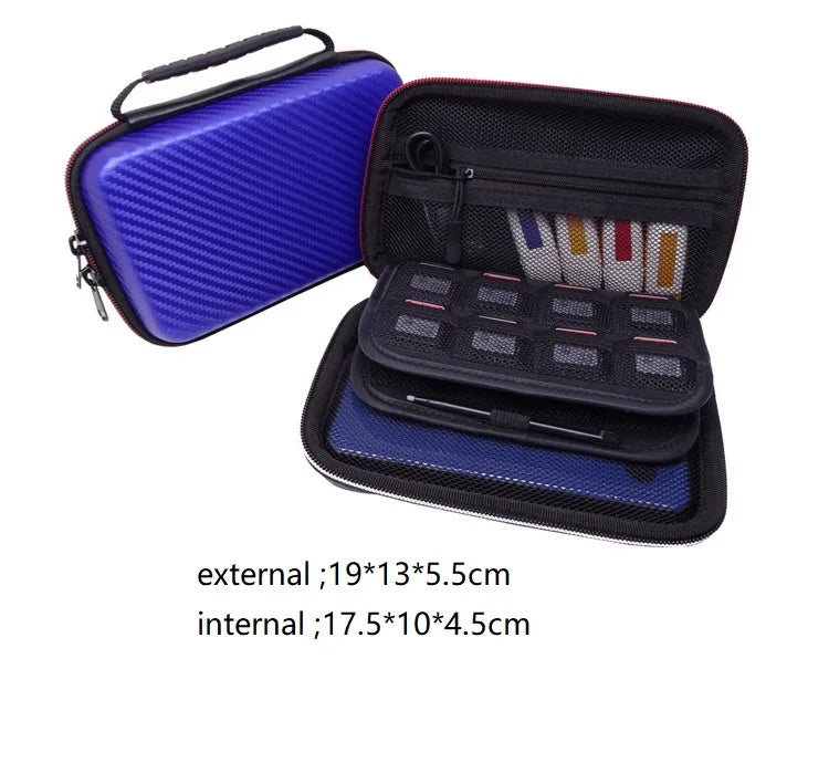 Hard Cover Carrying Storage Bags Nintendo 3DS XL 2DS Console Zpaxo GH1818Blue