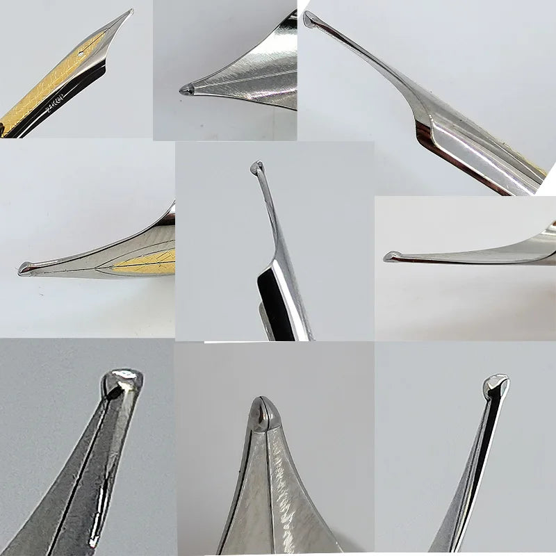 2PCS KAIGELU 316 NIB Daming Pointed NFM 35 MM Refined Grinding Long Dao Research Of 356, 100, General Practice Calligraphy Pen Zpaxo