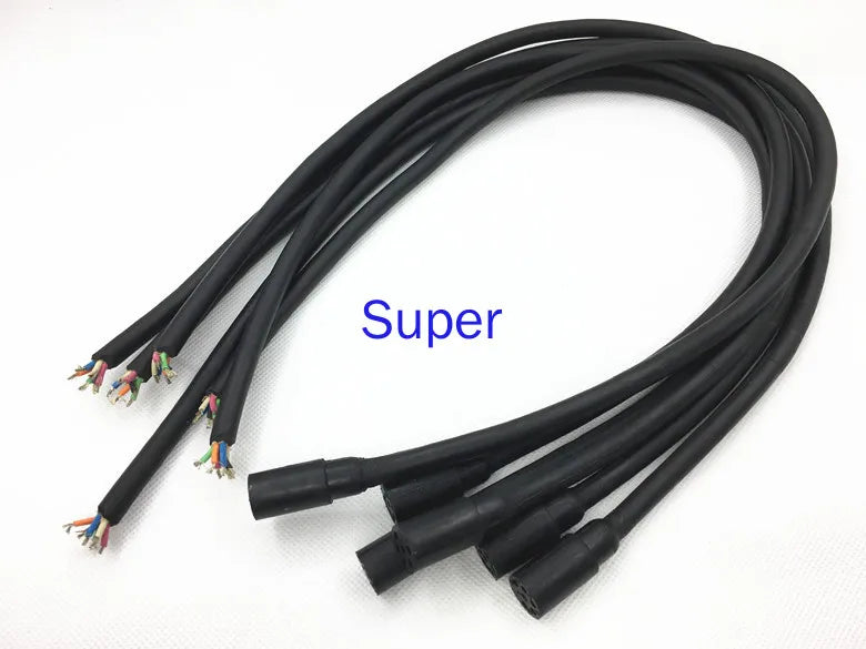 Watertight Connector Miniature 6-pin Socket Plug with Cable MCIL6F Deep Sea Pressure ROV Underwater Cable Connector Zpaxo