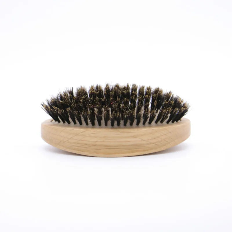 USA Oak Wood Hair Brush Soft Boar Bristle Nylon Needle Wooden Hair Airbag Brush Scalp Massage Wood Brush and Comb Without Handle Zpaxo Boar bristle China Mainland