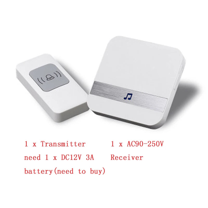 AC 90-260V Smart Indoor Doorbell Chime Wireless 300M Door Bell US EU Plug App Control For EKEN V5 V6 V7 M3 Zpaxo