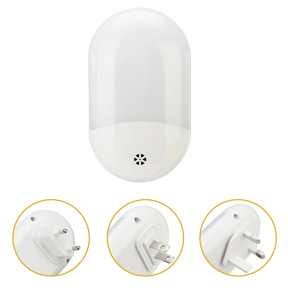 LED Plug-in Night Light Dimmer Baby Nursing Eye Sleep Bedroom Plug Zpaxo