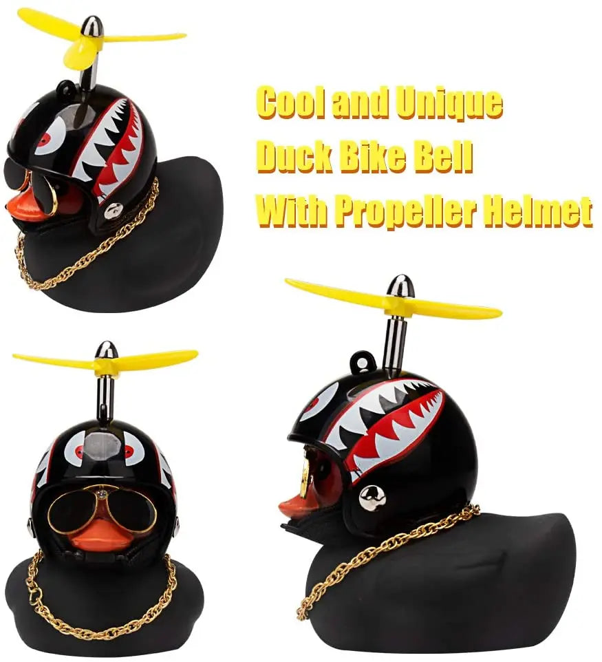 Car Cute Duck Helmet Broken Wind Small Yellow Bike Motorcycle Riding