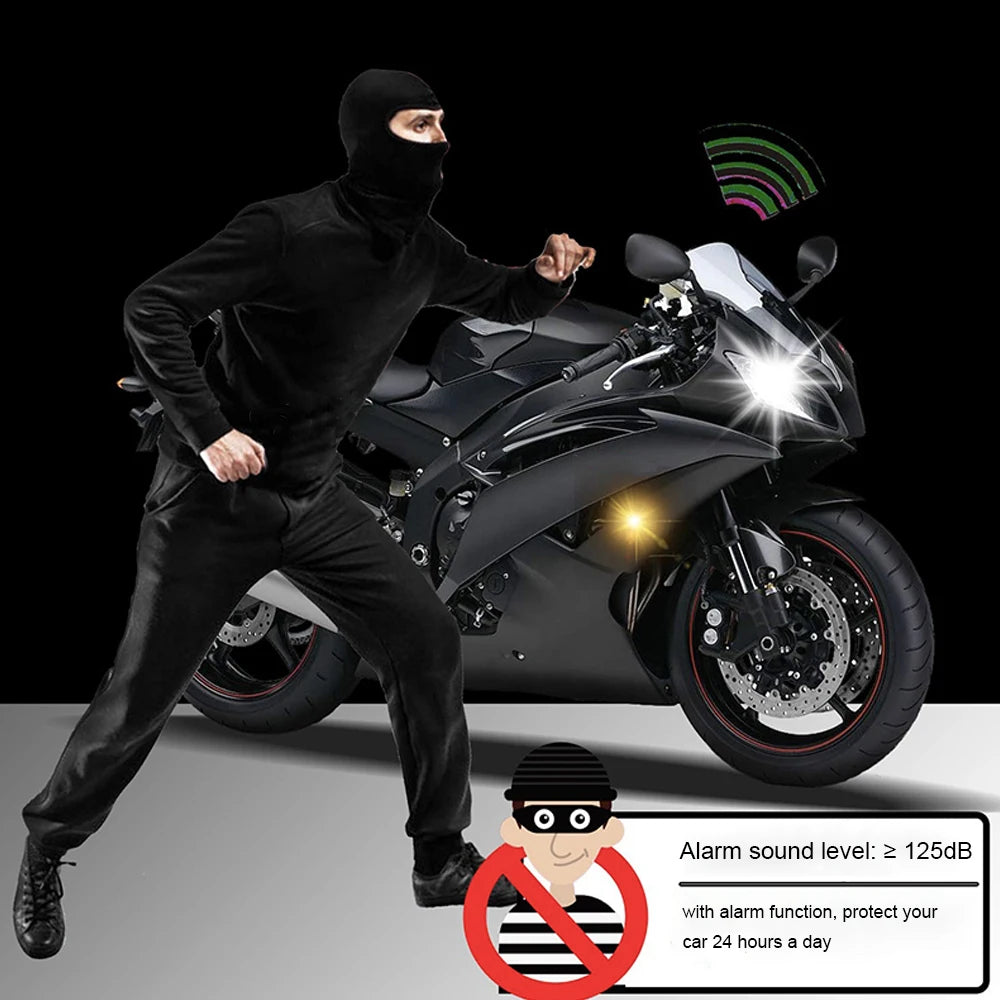 Motorcycle Anti-theft 125dB Universal Scooter Security Alarm System