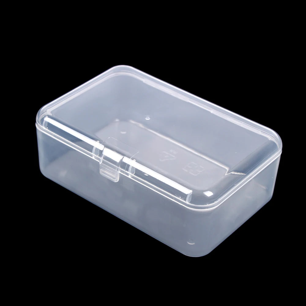 Clear PP Plastic Box with Lid – Dustproof Jewellery Storage Case Plastic Storage Box Zpaxo