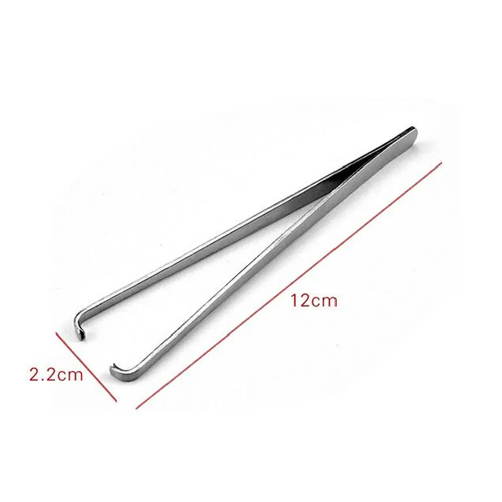 Stainless Steel Tweezer Professional Watch Hands Removal Repair Tool
