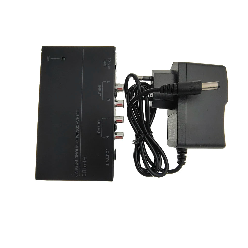 Ultra-compact PP400 Phono Preamp Preamplifier RCA Input Output 1 TRS Zpaxo