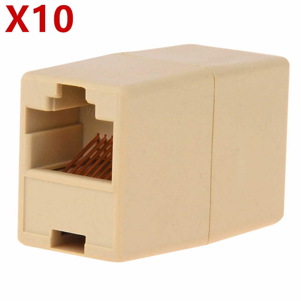 Wholesale RJ45 Female Network Ethernet LAN Connector Adapter Coupler