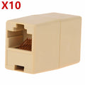 Wholesale RJ45 Female Network Ethernet LAN Connector Adapter Coupler