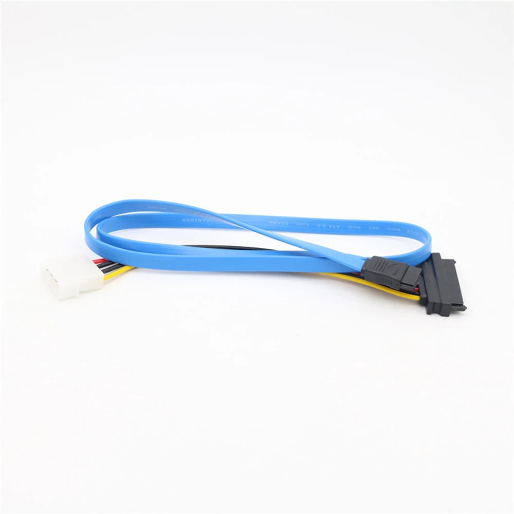 ATA To SAS 7 Pin SATA 29 Pin & 4 Pin Cable Male Connector Adapter Converter For Hard Disk Drive Power Cable Adapter Zpaxo