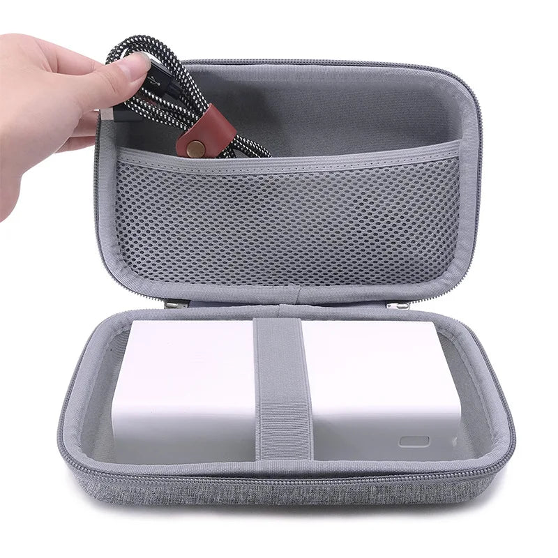 Hard Drive Case Power Bank Portable Charger Capacity 10000mAh Zpaxo