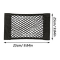 Car Back Rear Trunk Storage Net Seat Elastic String Magic Sticker