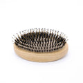 USA Oak Wood Hair Brush Soft Boar Bristle Nylon Needle Wooden Hair Airbag Brush Scalp Massage Wood Brush and Comb Without Handle Zpaxo Boar mix Nylon China Mainland
