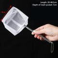 ▶1Pcs Fish Tank Cleaner Tool Aquarium Fish Net Stainless Steel Retractable Small Fish and Shrimp Nets Zpaxo A2