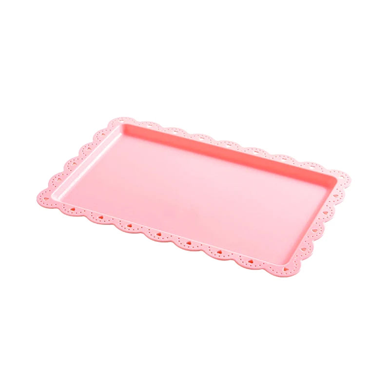 Christmas Tray Elegant Plastic Cake St Display Holder Wedding Birthday Party Supplies Christening Bridal Shower Zpaxo Pink