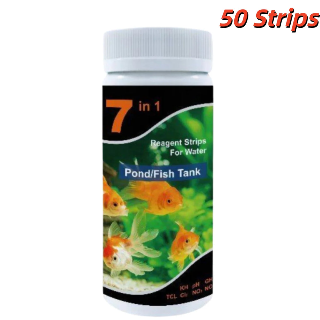 7-in-1 Aquarium Freshwater Ph Test Strips Easy-to-use Rapid Water