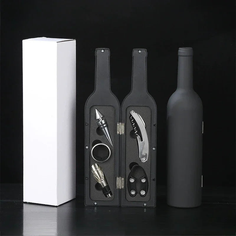 5-Piece Wine Opener Gift Set – Corkscrew & Accessories Kit Wine Accessory Set Zpaxo Five-piece