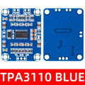 DC DC12V-24V 2X15W Digital Audio Power Stereo Amplifier Module Board TPA3110 12V Class D Power AMP Board 2.0 channel Zpaxo TPA3110 BLUE