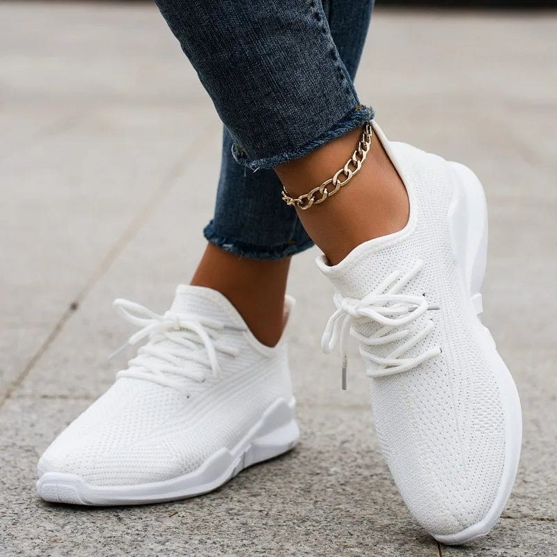 Breathable Mesh Sneakers Women 2026 Outdoor Lightweight Walking Zpaxo